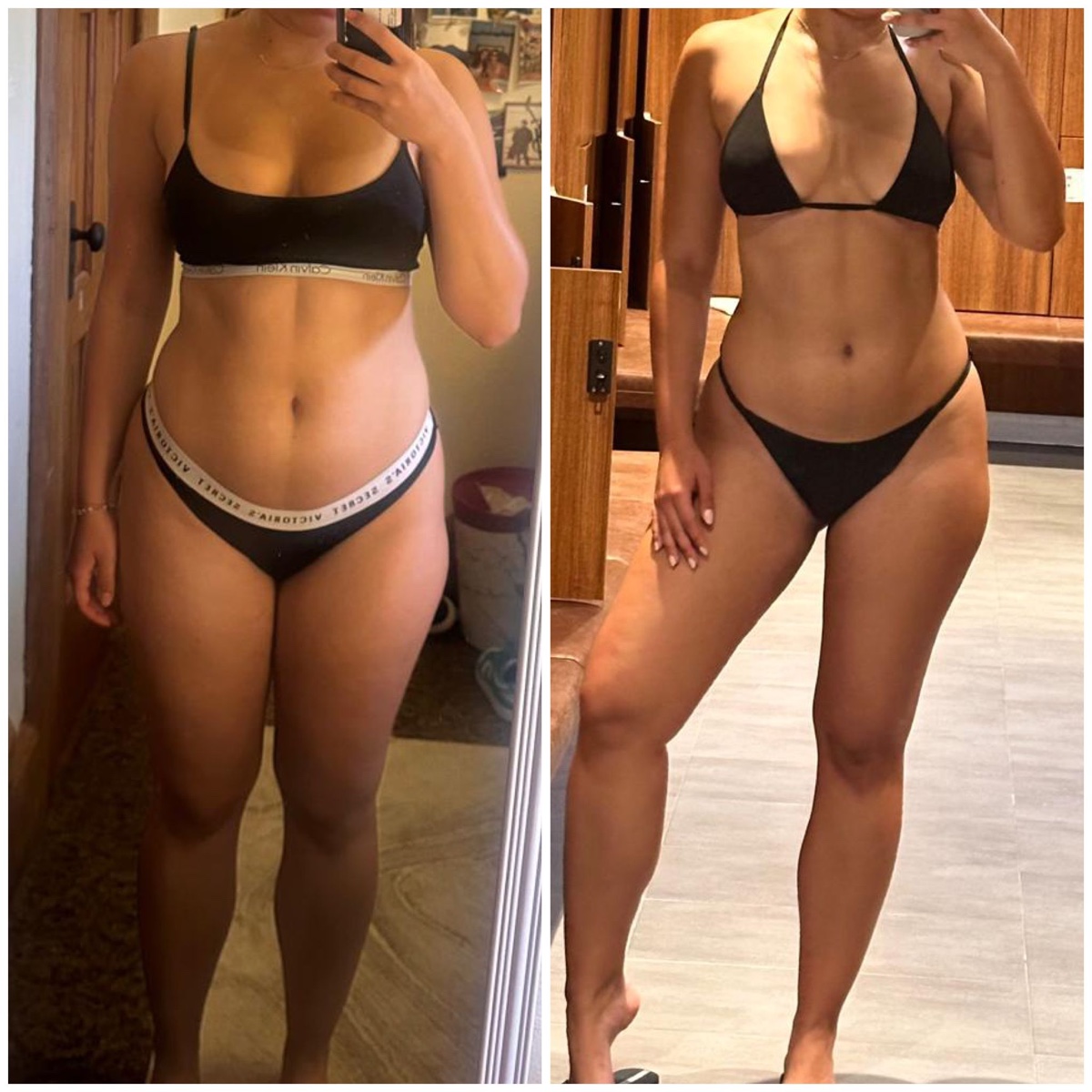 Transformare înainte și după a unei cliente Change Yourself For Life