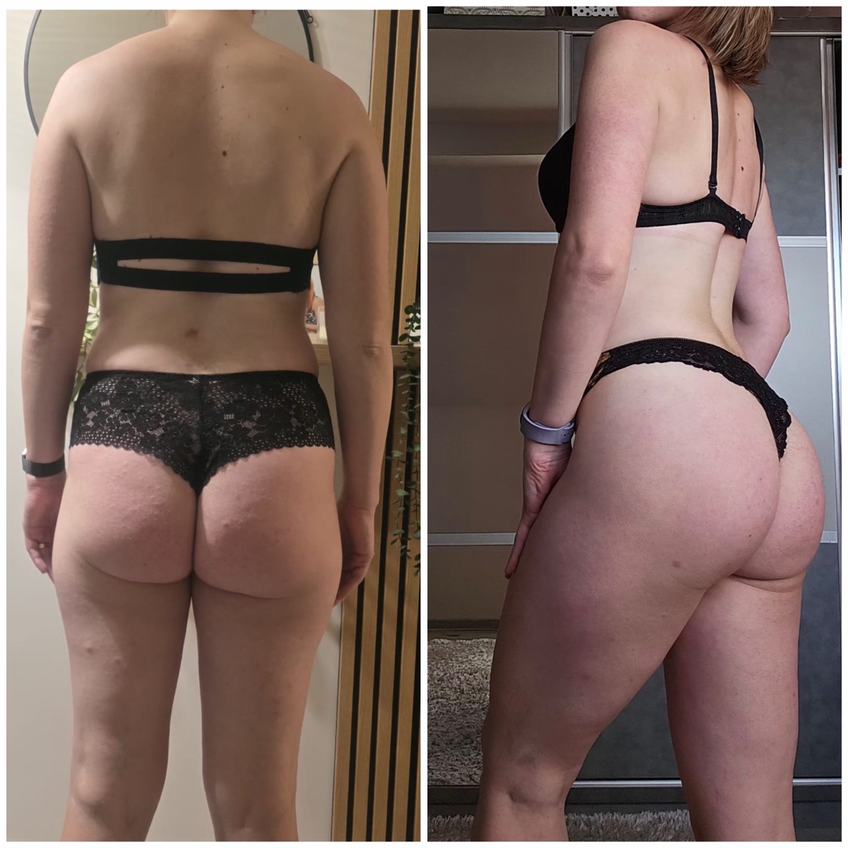 Transformare înainte și după a unei cliente Change Yourself For Life
