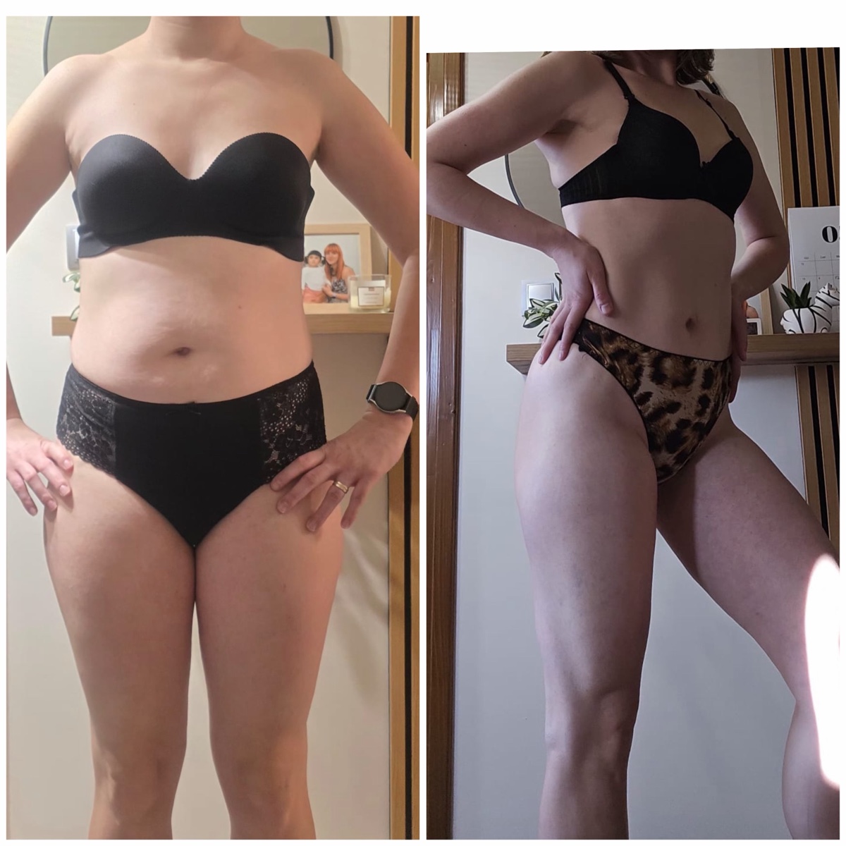 Transformare înainte și după a unei cliente Change Yourself For Life